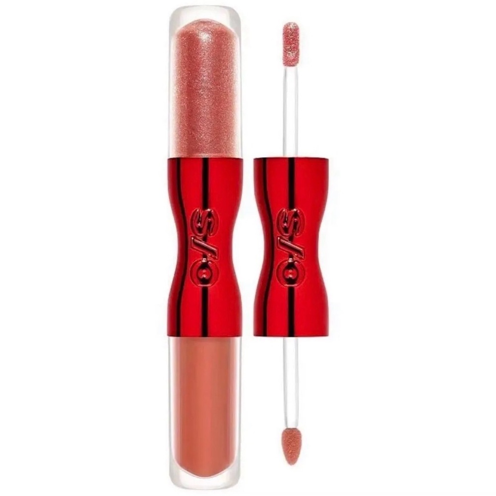 One/size lip snatcher hydrating liquid lipstick & lipgloss duo ALL BOUT IT